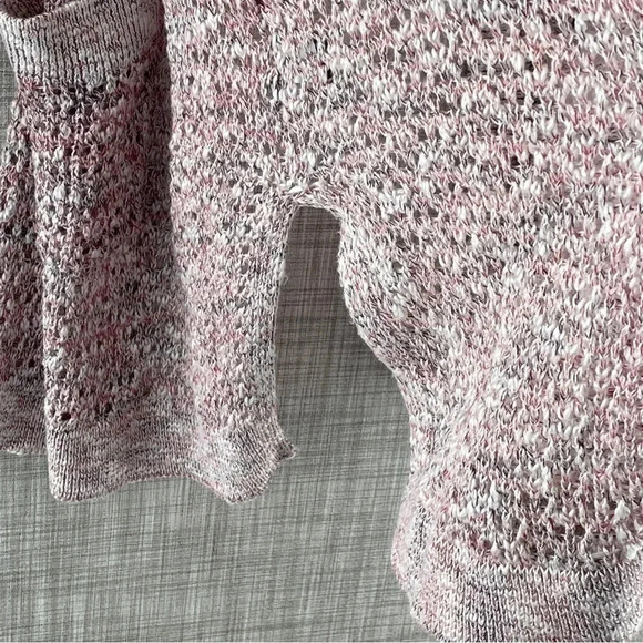 Lane Bryant Size 14/16 Long sleeve Loose Knit Cardigan Open Front 9346 - Picture 5 of 9